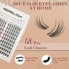 Cluster Eyelash Extensions with Bottom Lashes Left&Right Wispy Eyelashes Clusters