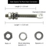 Automatic Gate Opener Tie Rod Chain Connection Hardware,Sliding Gate Roller