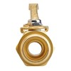 AVAGARD Thumb Valve, Heavy-Duty Brass Garden Hose Shut-Off, Stainless Steel