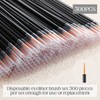 Honeydak 300 Pcs Disposable Eyeshadow Brushes Eyeliner Applicator Tool Eyeshadow
