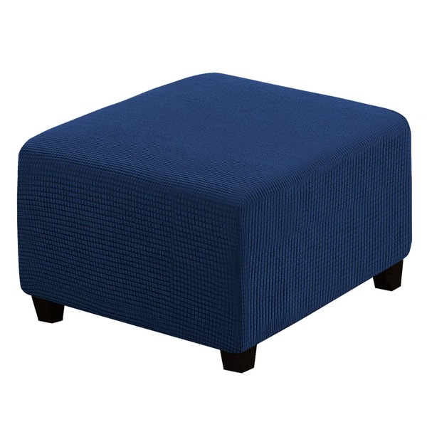H.VERSAILTEX Square Ottoman Covers Ottoman Slipcovers Folding Storage Stool Furniture