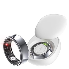 Smart Ring Schrittzähler Fitnesstracker Fitness Ring Tracker Android IOS Smartringe für Herren Damen Schlaftracker Pulsmesser Aktivitätstracker Sport Smartring Fitnessring Schwarz Grau gold Silber