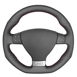 MEWANT Car Steering Wheel Covers Wrap for Golf 5 MK5 GTI Golf 5 R32 Passat R GT 2005 DIY Hand Sewing