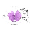 Basic Sense Flower French Hair Clamp Claw Clips Strong Hold