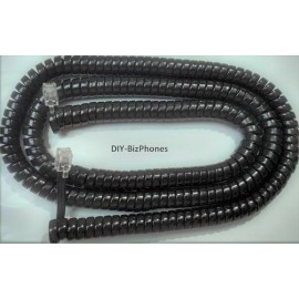 DIY-BizPhones-2-Line-AT&T Black 25Ft Long Handset Cord for AT&T 2-Line Phone ML17929 992 993 Curly Coil