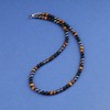 GAVU Men's Triple Power Stone Hematite Tiger Eye Obsidian Necklace,