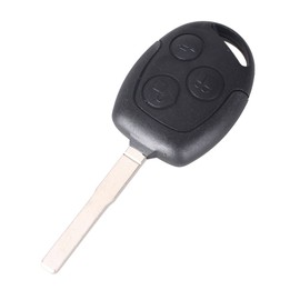PHONILLICO Car Key Replacement Remote Control Key for Cle Ford Connect Cougar Fiesta Focus Mondeo Transit Key Fob Flip with 3 Buttons Blade