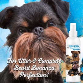 The Blissful Dog Blissfully Fresh Face Wash - Cleans Facial Folds and Wrinkles, 4-Ounce, Brussels Griffon