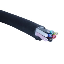 PLoYnk 8 conductor 4 channel 14 ga gauge PA DJ raw speaker wire cable sold by the foot