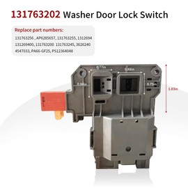 131763256 1317632 Washer Door Latch Lock Lid Switch with 131763202 131763310 Door Striker Part for Washing Machine