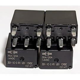 4pcs Song Chuan Relay 301-1C-C-R1 U01 12VDC 35 Amp