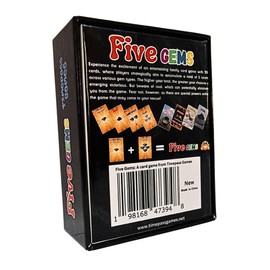 FIVE GEMS: Collect Sets of 5 gems to Win, but Beware of Coal That can Knock You Out! Use Special Powers to Turn The Tide and Secure Your Victory!