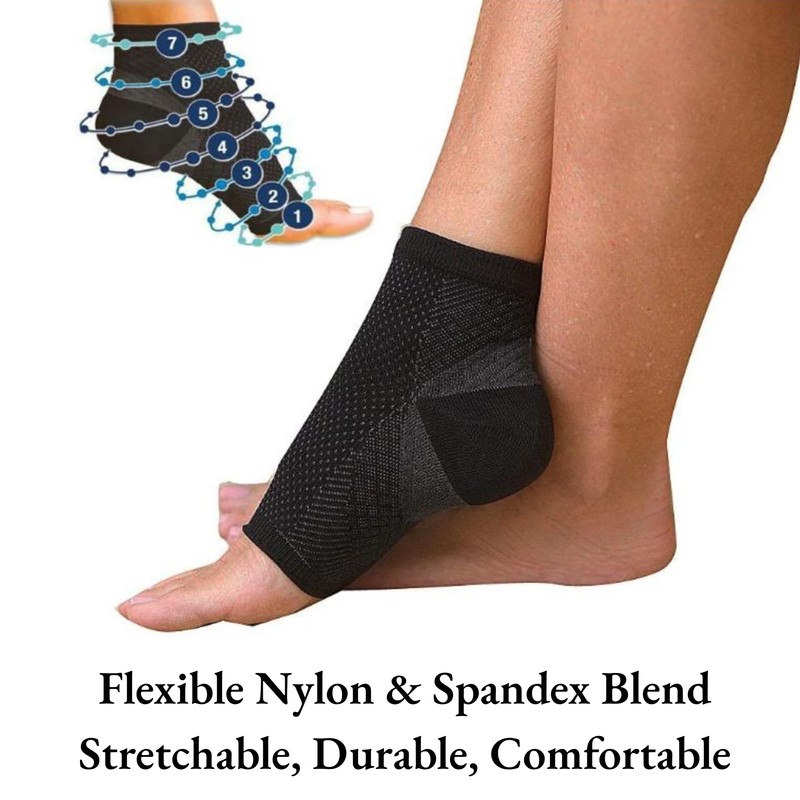 Bargain Wells 1 Pair Ankle Support Compression Socks – Foot