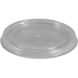 ABENA Lids for Paper Bowls | 50 Pack | ⌀11.1cm | Lids for Disposable Bowls for Hot Food and Cold Food | Lids for Kraft Disposable Soup Bowls, Poke Bowls, Salad Tubs and Disposable Bowls for Parties