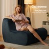 Cansunna Loveseat Bean Bag Chair, Bean Bag Couch Lazy Beanbag