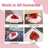 4 Pack Spin Mop Head Refills + 1 Holder for