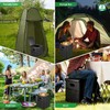 Panmout 16.5" XL Portable Toilet for Camping, Foldable Travel Toilet