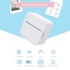 Mini Pocket Thermal Printer Multifunction Portable Sticker Maker 203DPI Instant