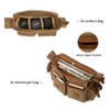 Kattee Leather Canvas Camera Bags for Men Vintage DSLR SLR