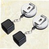 SUPVOX 6pcs Retractable Chalk Holder for Snooker and Billiards Black