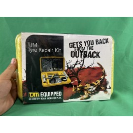 TJM Heavy Duty Flat Tire Repair Tool Kit Plug Patch Car Truck # 867TJMTYRERE