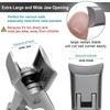 VOGARB Nail Clippers for Men Thick Nails, Large Wide Jaw
