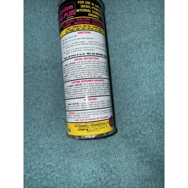 cromwell HEAVY DUTY FORMULA System 48-Plus Chemical Engine Therapy ONE