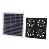 Solar Panel Fan Kit Monocrystalline Silicon Solar Panel Weatherproof 4