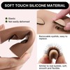 Pretty memory 2 Layer Lash Mannequin Head, Realistic Eyelash Mannequin