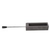 Ingot Graphite Mould Long Handle Graphite Fused Gold 6.6 Lb