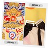 WOONEKY Chinese Dragon Pattern Hair Cutting Cape Large Barber Cape