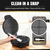 FineMade 7 Inches Classic Waffle Maker Machine, belgian waffle maker