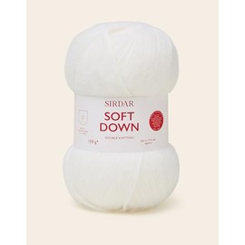 Sirdar Soft Down, Cloud White 100g