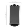 Acrylic Sign Holder Rotatable 3-Sided Restaurants Menu Display Stand Tabletop