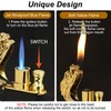 Cool Dual Flame Dragon Lighter,Outdoor Windproof Dragon Torch Lighter,Switchable Soft/Jet