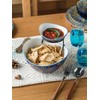 YHOSSEUN Chip and Dip Serving Set, Ceramic Chip Dip Bowls