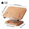 Book Stand for Reading, Mayhas Adjustable Book Holder with 360°