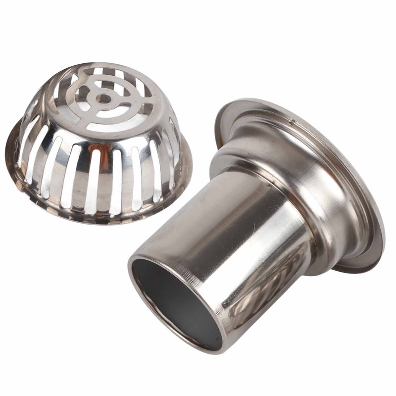 Roof Floor Drain Stainless Steel Non Blocking Balcony Outdoor Rain
