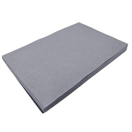 Jtnohx Grey Felt Sheets, Color Felt Fabric for Crafts, 12 Pcs 1mm Thick 20x30cm Soft Fabric Square for Handicraft DIY and Sewing Projects