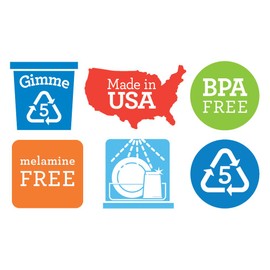 Preserve Everyday 9.5 Inch Plates, Set of 4, Pepper Red