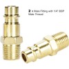 Compressed Air Coupling 1/4 Inch for Compressed Air Connections, Euro
