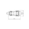 BFG MDPE PE PE Water Pipe 25mm to 20mm Female