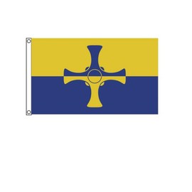 Stormflag Durham County New England Flag 3x5ft polyester 90g with two Brass Grommets and Double Stitched