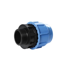 SAB Blueseal 16 Male 63 x 2 Inch 1/2 Hydraulic Fitting PP PN16 for Connecting Polyethylene Pipes for Irrigation Systems