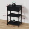 5-10 Gallon Fish Tank Stand with Adjustable Height and Drawer,