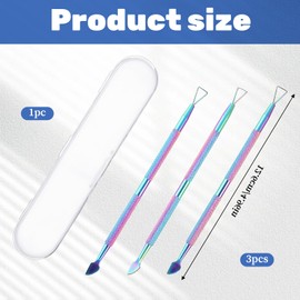 3 Pcs Lottery Ticket Scratcher Tools Scratch Off Tool Metal Scratcher for Lottery Ticket Lotto Scratchers with Box Multi-Use Scraping Tool for Tickets Labels Films Stickers (Rainbow)