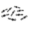 32pc Carp Safety Clips fishing Rig Tube Quick Change size