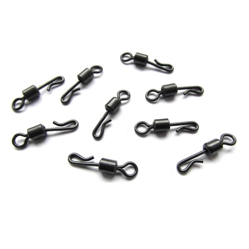 32pc Carp Safety Clips fishing Rig Tube Quick Change size