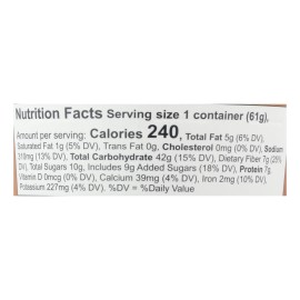 UD_Bob's Red Mill-Case of 12 Gluten-Free Instant Oatmeal Cup Brown Sugar and Maple Flavored 2.15 oz Box Packaging"