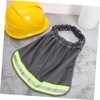 Operitacx 5pcs Breathable Hard Hat Neck Shade Reflective Mesh Sun